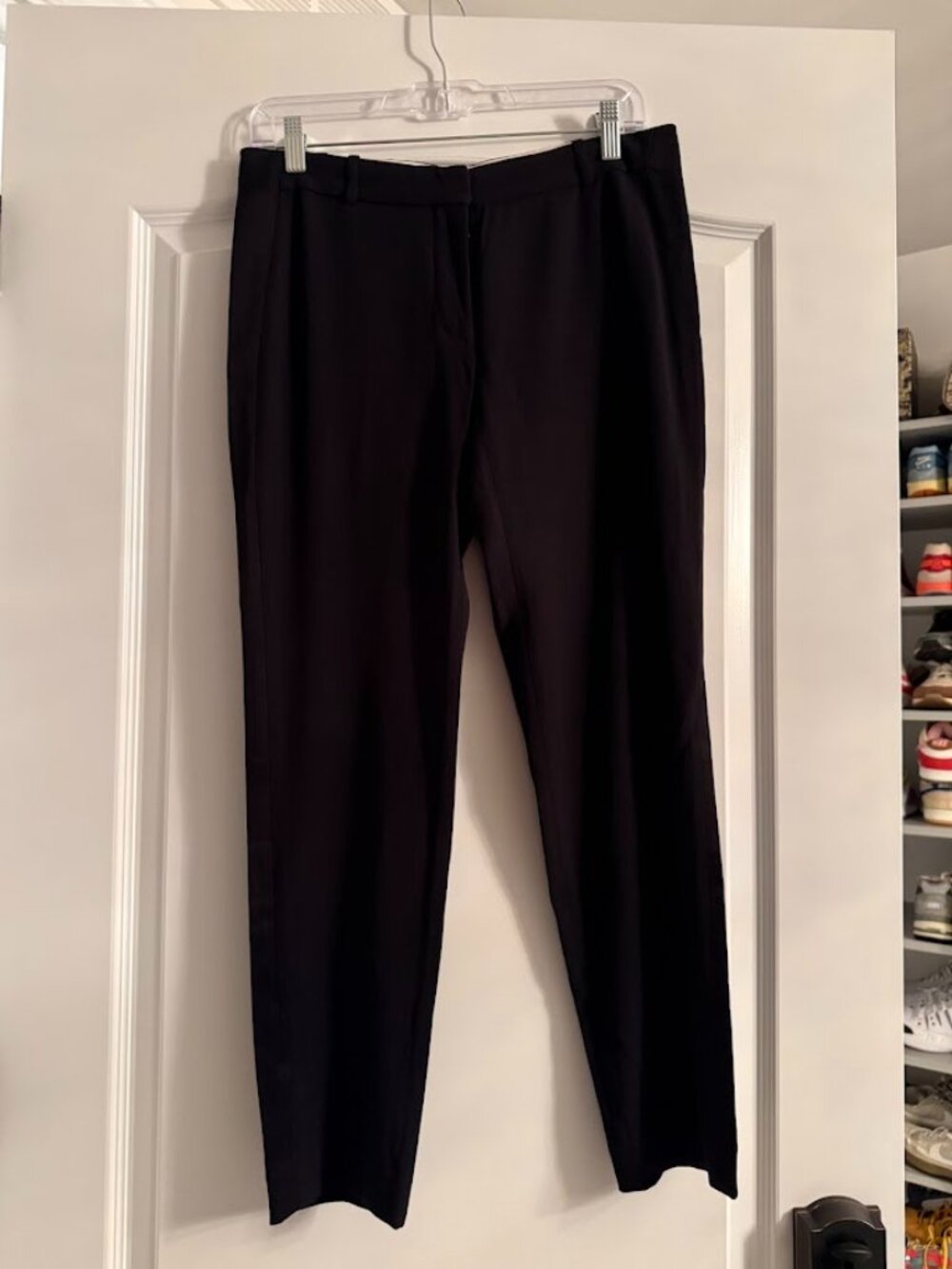 Aritzia WILFRED Black Cropped Trouser | Size 4